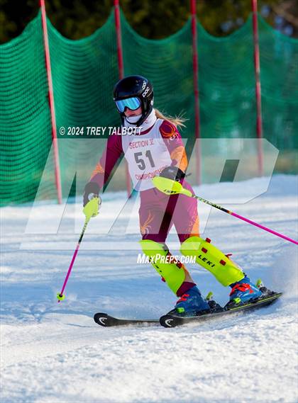 Thumbnail 2 in NYSPHSAA Section V Class A & B Slalom Final (Second Run) photogallery.