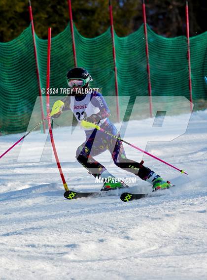 Thumbnail 3 in NYSPHSAA Section V Class A & B Slalom Final (Second Run) photogallery.