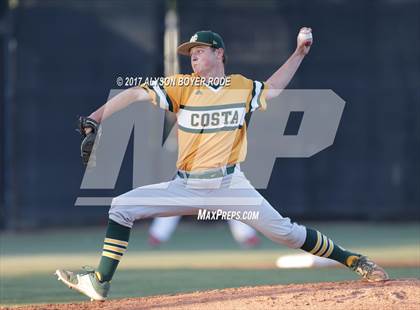 Thumbnail 2 in Orange Lutheran vs. Mira Costa (Boras Classic) photogallery.