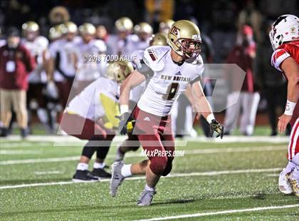 Thumbnail 1 in New Britain @ Greenwich (CIAC Class LL Quarterfinal) photogallery.