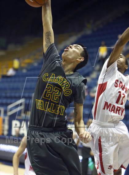 Thumbnail 2 in Castro Valley vs. Saint Mary's photogallery.