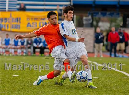 Thumbnail 2 in Hicksville v Webster Schroeder (NYSPHSAA Class AA Final) photogallery.