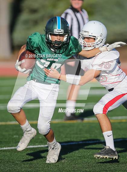 Thumbnail 1 in Beckman Patriots @ Irvine Vaqueros  photogallery.
