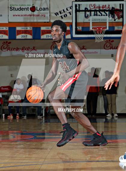 Thumbnail 2 in Salesian College Preparatory vs. Dorman (Chick-Fil-A Classic American Division Championship) photogallery.