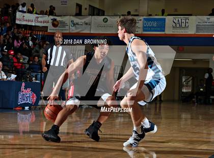 Thumbnail 1 in Salesian College Preparatory vs. Dorman (Chick-Fil-A Classic American Division Championship) photogallery.