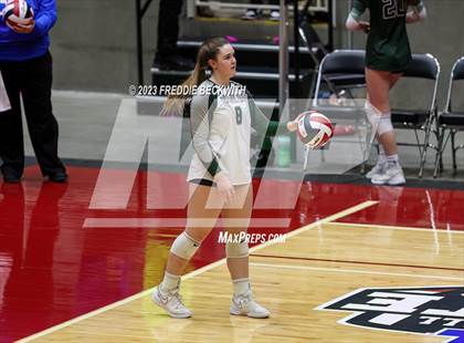 Thumbnail 3 in Grand Oaks vs. Prosper (UIL 6A Volleyball Semi-Final) photogallery.