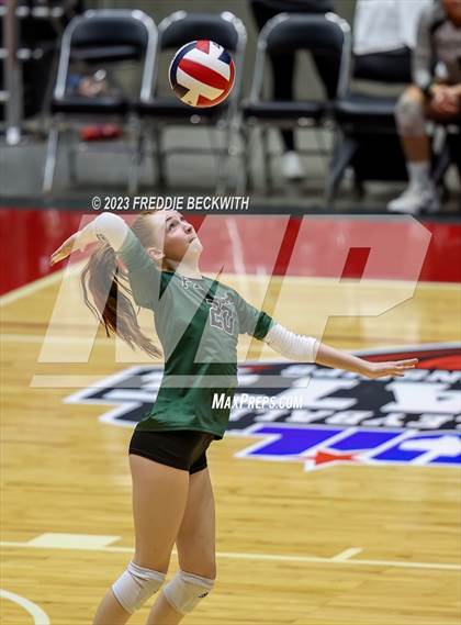 Thumbnail 1 in Grand Oaks vs. Prosper (UIL 6A Volleyball Semi-Final) photogallery.