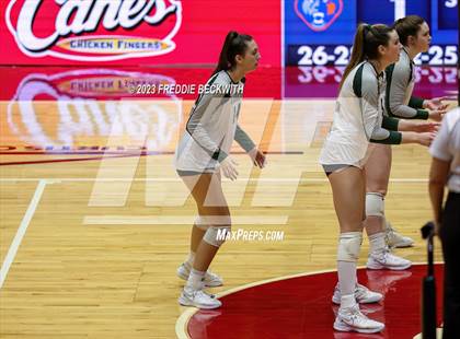 Thumbnail 1 in Grand Oaks vs. Prosper (UIL 6A Volleyball Semi-Final) photogallery.