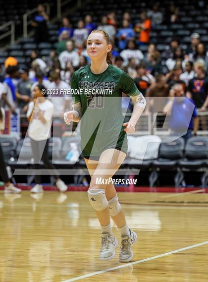 Thumbnail 1 in Grand Oaks vs. Prosper (UIL 6A Volleyball Semi-Final) photogallery.