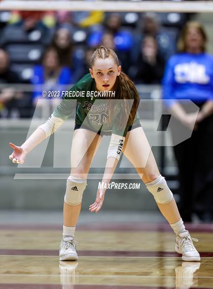 Thumbnail 3 in Grand Oaks vs. Prosper (UIL 6A Volleyball Semi-Final) photogallery.
