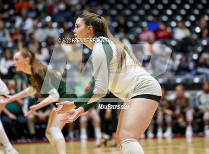 Thumbnail 3 in Grand Oaks vs. Prosper (UIL 6A Volleyball Semi-Final) photogallery.