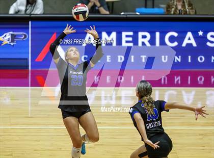 Thumbnail 1 in Grand Oaks vs. Prosper (UIL 6A Volleyball Semi-Final) photogallery.