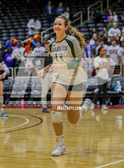 Thumbnail 1 in Grand Oaks vs. Prosper (UIL 6A Volleyball Semi-Final) photogallery.