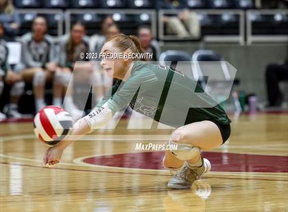Thumbnail 1 in Grand Oaks vs. Prosper (UIL 6A Volleyball Semi-Final) photogallery.