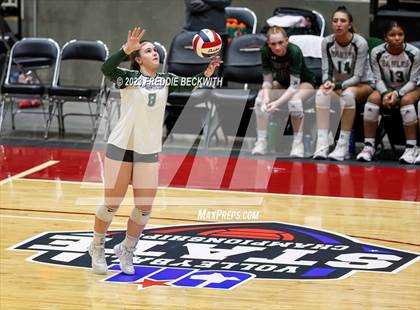 Thumbnail 2 in Grand Oaks vs. Prosper (UIL 6A Volleyball Semi-Final) photogallery.