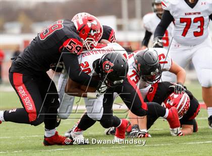 Thumbnail 3 in Barrington vs Maine South (IHSA 8A 2nd Round) photogallery.