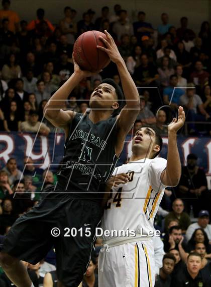 Thumbnail 3 in Moreau Catholic vs. Bishop O'Dowd (CIF NCS D3 Final) photogallery.