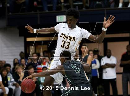 Thumbnail 3 in Moreau Catholic vs. Bishop O'Dowd (CIF NCS D3 Final) photogallery.