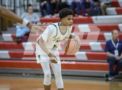 Thumbnail 2 in Manzano vs. Mayfield (Albuquerque Academy Joe Armijo Basketball Classic) photogallery.