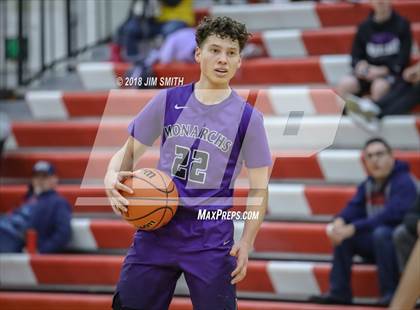 Thumbnail 3 in Manzano vs. Mayfield (Albuquerque Academy Joe Armijo Basketball Classic) photogallery.