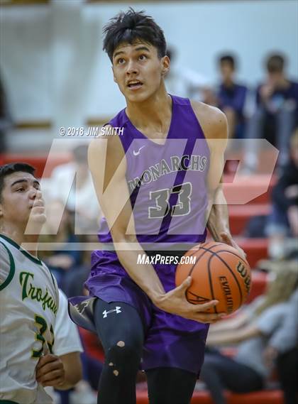 Thumbnail 1 in Manzano vs. Mayfield (Albuquerque Academy Joe Armijo Basketball Classic) photogallery.