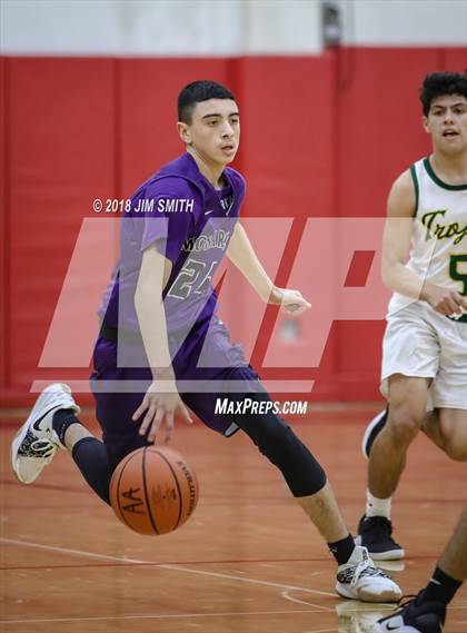 Thumbnail 1 in Manzano vs. Mayfield (Albuquerque Academy Joe Armijo Basketball Classic) photogallery.