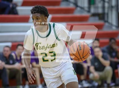 Thumbnail 2 in Manzano vs. Mayfield (Albuquerque Academy Joe Armijo Basketball Classic) photogallery.