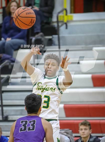Thumbnail 3 in Manzano vs. Mayfield (Albuquerque Academy Joe Armijo Basketball Classic) photogallery.