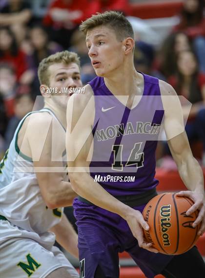 Thumbnail 1 in Manzano vs. Mayfield (Albuquerque Academy Joe Armijo Basketball Classic) photogallery.