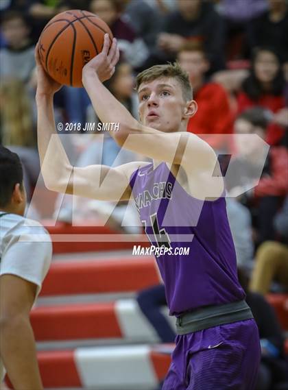 Thumbnail 1 in Manzano vs. Mayfield (Albuquerque Academy Joe Armijo Basketball Classic) photogallery.
