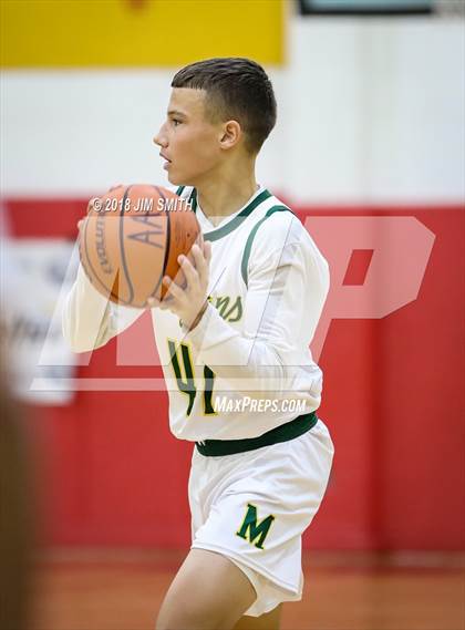 Thumbnail 3 in Manzano vs. Mayfield (Albuquerque Academy Joe Armijo Basketball Classic) photogallery.
