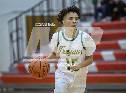 Thumbnail 2 in Manzano vs. Mayfield (Albuquerque Academy Joe Armijo Basketball Classic) photogallery.