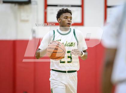 Thumbnail 1 in Manzano vs. Mayfield (Albuquerque Academy Joe Armijo Basketball Classic) photogallery.