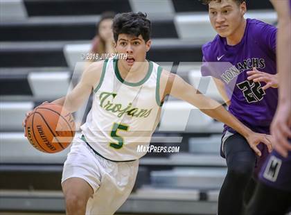 Thumbnail 1 in Manzano vs. Mayfield (Albuquerque Academy Joe Armijo Basketball Classic) photogallery.
