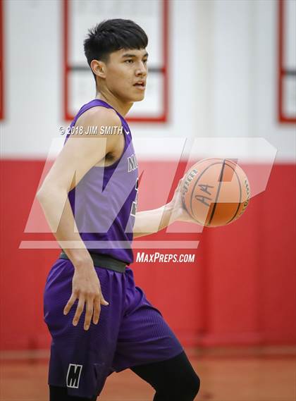 Thumbnail 1 in Manzano vs. Mayfield (Albuquerque Academy Joe Armijo Basketball Classic) photogallery.