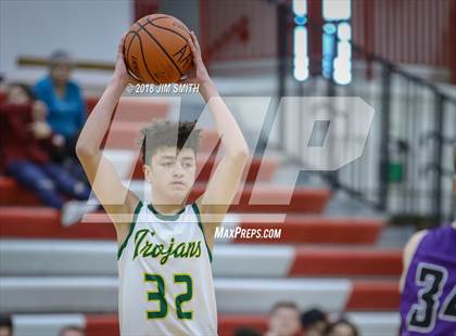 Thumbnail 3 in Manzano vs. Mayfield (Albuquerque Academy Joe Armijo Basketball Classic) photogallery.