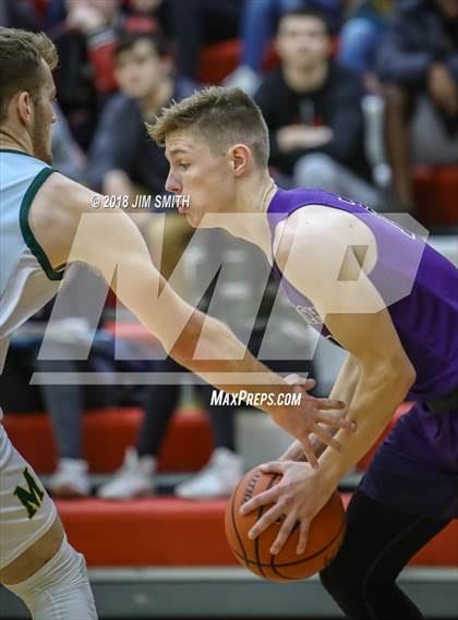 Thumbnail 3 in Manzano vs. Mayfield (Albuquerque Academy Joe Armijo Basketball Classic) photogallery.