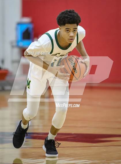 Thumbnail 1 in Manzano vs. Mayfield (Albuquerque Academy Joe Armijo Basketball Classic) photogallery.