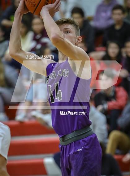 Thumbnail 2 in Manzano vs. Mayfield (Albuquerque Academy Joe Armijo Basketball Classic) photogallery.
