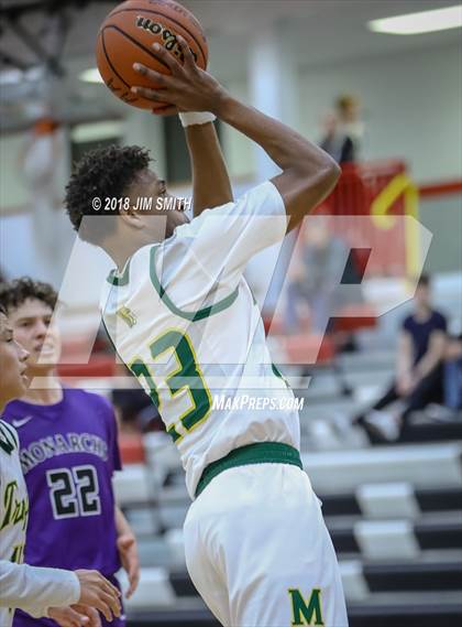 Thumbnail 2 in Manzano vs. Mayfield (Albuquerque Academy Joe Armijo Basketball Classic) photogallery.