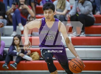 Thumbnail 1 in Manzano vs. Mayfield (Albuquerque Academy Joe Armijo Basketball Classic) photogallery.
