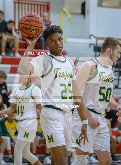 Thumbnail 2 in Manzano vs. Mayfield (Albuquerque Academy Joe Armijo Basketball Classic) photogallery.