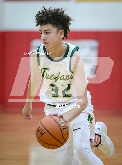 Thumbnail 3 in Manzano vs. Mayfield (Albuquerque Academy Joe Armijo Basketball Classic) photogallery.