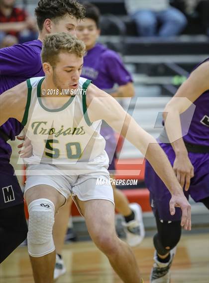 Thumbnail 1 in Manzano vs. Mayfield (Albuquerque Academy Joe Armijo Basketball Classic) photogallery.