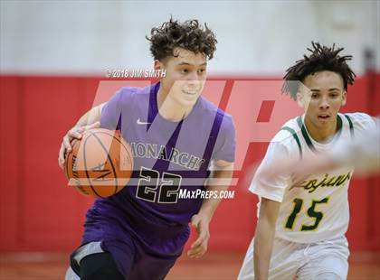 Thumbnail 2 in Manzano vs. Mayfield (Albuquerque Academy Joe Armijo Basketball Classic) photogallery.