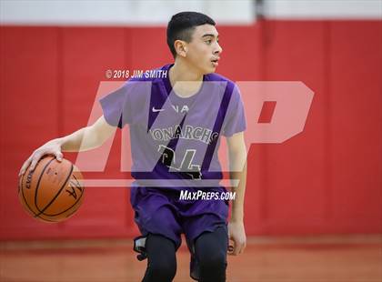 Thumbnail 3 in Manzano vs. Mayfield (Albuquerque Academy Joe Armijo Basketball Classic) photogallery.