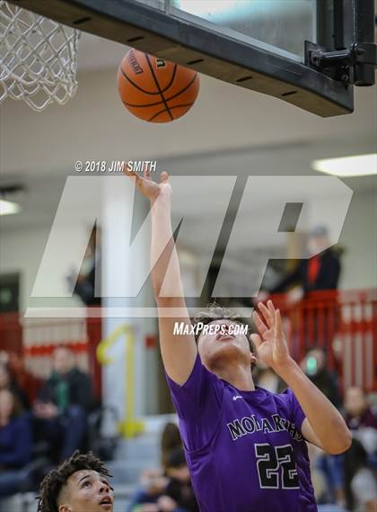 Thumbnail 3 in Manzano vs. Mayfield (Albuquerque Academy Joe Armijo Basketball Classic) photogallery.