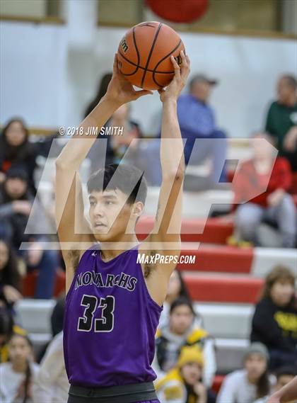 Thumbnail 1 in Manzano vs. Mayfield (Albuquerque Academy Joe Armijo Basketball Classic) photogallery.