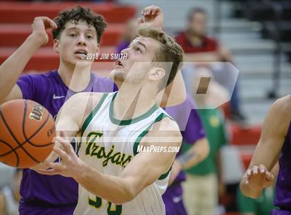 Thumbnail 2 in Manzano vs. Mayfield (Albuquerque Academy Joe Armijo Basketball Classic) photogallery.