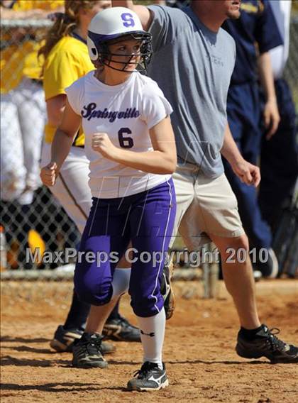 Thumbnail 2 in Springville vs. Buckhorn (Bob Jones Invitational) photogallery.